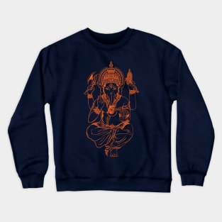 Ganesha, elephant-headed Hindu god of beginnings! 2 Crewneck Sweatshirt